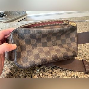 Louis Vuitton Damier Ébène Geronimos Waist Bag - Vintage (Belt Bag / Fanny Pack)